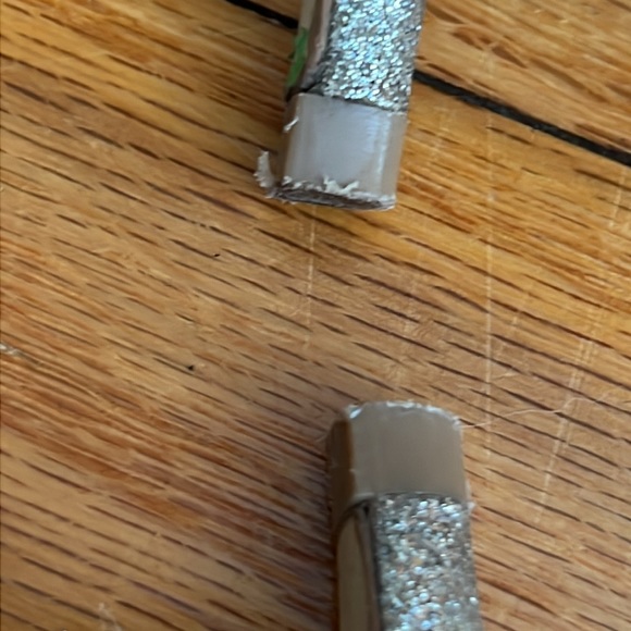 Steve Madden Gold Shimmy Heels - Picture 6 of 10